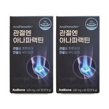 관절엔 천심련 파랙틴 60정 아나파랙틴 MSM 글루코사민 파렉틴, 2통