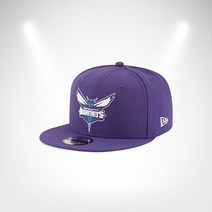 NBA Charlotte Hornets 성인 남성 NBA 9Fifty 팀 컬러 기본 스냅백 캡 OSFA 퍼플