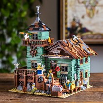GENTLEPOWER 중국레고 오래된 낚시 가게 21310 아이디어스 크리에이티브 호환블록, 단품