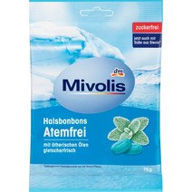 미볼리스 무설탕 브리쓰리스 사탕 75g 1팩 x 6개