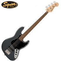 Squier - Affinity Jazz Bass / 스콰이어 베이스 (Charcoal Frost Metallic / Laurel), *, *, *