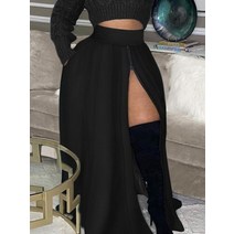 모직 플레어 스커트 퀼팅 울 미니 A라인 롱 카모 프린트 지퍼 디자인 루즈 위장 프린트솔리드 컬러 블랙 라인 셔링 맥시 세련된 캐주얼 데일리 드레스
