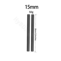 카메라악세사리 2 pcs 15mm19MMCarbon 섬유로드 DSLR 망원 렌즈 용 6 quot8quot10 quot12quot16 quot인치 길이 4K 8K 캐논 소니 카메라, 2PCS15MM12inch long