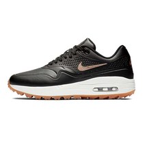 나이키 리커버리 블랙스완 스파이크리스 여성 골프화 NIKE AIR MAX 1 G GOLF SHOES BLACK BRONZE WHITE