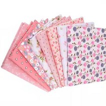 면원단 면직물 100% 면 직물 인쇄 천 바느질 퀼트 패브릭 패치 워크 DIY 수제 6 조각 50cm x, 11 6_01 25cm x 25cm_01 1pack