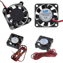 DC 24V 2 핀 냉각 팬 40mm 40x40x10mm 4cm 4010s 9 3D 프린터 용 블레이드 CPU 새로운 40JB, 한개옵션0