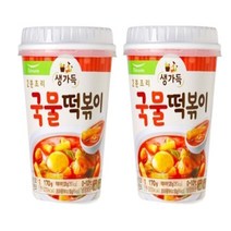 2분조리 국물떡볶이 매콤달콤 즉석용기컵 170g x 10개, 상세페이지 참조