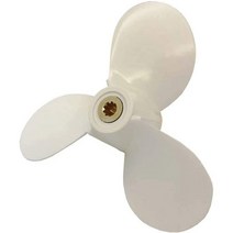 COPKINGO 야마하용 보트 프로펠러 4hp 5hp 6hp 4A 4M 5M 5C F4 F6L F6A F6C 야마하 선외기 2/4행정 엔진, White, 7 1/2 Dia. X 8 Pitch