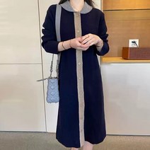 둥근카라원피스 롱니트원피스 미시원피스 2col opdv7122