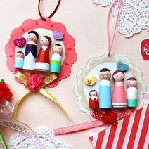 도토리디자인 가족 도일리 모빌 5set 유아용