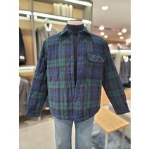 지오지아 지오지아 퀼팅셔츠형 점퍼 AAB4WC1103 GN (P002414015)