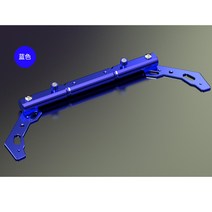 전기 오토바이 스쿠터 백미러 연결 확장 악세서리 크로스바 브라켓 바이크 DIY 부속품, 블루 거리 33-37센티개