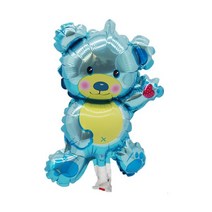 화동풍선 Boys Girls Baptism Balloons Oh Baby Letters Foil Balloon Birthday Christening Party Decorations, 1pcs mini 2