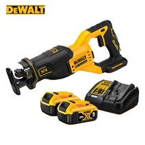 디월트 충전 컷쏘 세트 DCS382P2 18V 5.0Ah 전동 다목적톱 컷소 브러쉬리스 트리거 스위치잠금