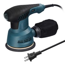 사포 샌더 샌딩기300W 전기 편심 샌더 5 인치 125mm 플레이트 목재 가공 자동차 연마 상자, 02 US Plug