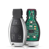 스마트키복사 스마트키고장 자동차디지털키 스마트키개조 KEYYOU-스마트 원격 자동차 키 고리 메르세데스, 02 3 Buttons_02 315MHZ, 1개