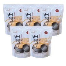 [라이스웰]황동판에 구운 찹쌀누룽지180gx5개, 단품