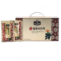 인산가 (주)인산가 정품 홍화씨 진액 프리미엄 80ml x 30포+홍삼애크런치(49g) 홍화씨 간편 섭취/ 인산죽염, 1박스, 80ml x30팩