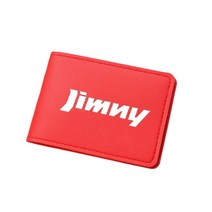 비즈니스 가죽 ID 신용 카드 홀더 운전 면허증 지갑 스즈키 짐니 스위프트, [02] RED FOR Jimny