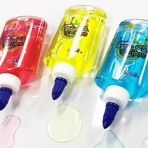 반투명 반짝이풀 노란색 147ML 슬라임DIY 컬러 액체풀