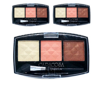 카라코사 샤이닝 3색 아이섀도 팔레트, 304, 15개