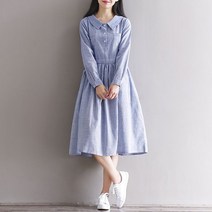 로즈드림 여성 봄 데일리 편한 원피스 WJ 0006
