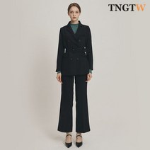 TNGTW 사파리 부츠컷 정장 세트 블랙 THA0CDT05 HBK