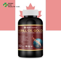 로얄캐네디언 크릴오일 골드 501mg 90캡슐 캐나다 남극 크릴새우, 크릴오일 골드 501mg 365캡슐