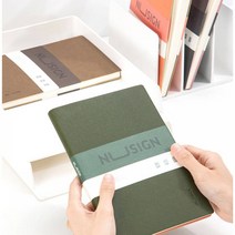DELI 델리 누사인 소프트 가죽노트 A5 미니사이즈, 카키(NS262)