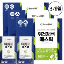 [3개월] 프롬바이오 위 건강기능식품 위건강엔 매스틱 3개월 분, 단품