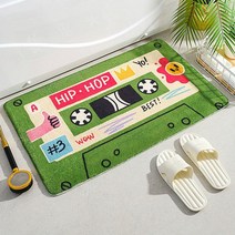 식탁밑러그 평직 거실 단모 아이방 러그레트로 카세트 재미 있은 카펫 바닥 매트 no-silp 목욕 매트 입구 문 매트 침실 깔개 매트 옆에 슈퍼 흡수성 주방 매트
