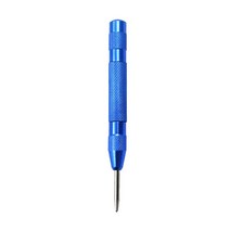 Automatic Centre Punch General Woodworking Metal Drill Adjustable Spring Loaded Hand Tools 375ea07, 07 Blue