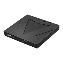 cd리핑 리핑기 cd dvd플레이어 odd 외부 플레이어 usb3.0 type-c 컴퓨터 드라이브 버너 가정용 -rw 작가 듀얼 포트 리더 레코더 노트북, 검은색
