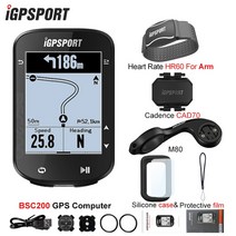 무선자저거속도계 BSC200 iGPSPORT ANT GPS 자전거 컴퓨터 라이딩 사이클링 주행 거리계 경로 탐색 무선 속도계 지원 파워 미터, [11] BSC200 set 11, 11 BSC200 set 11