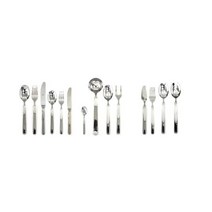 메프라 102422113P 플랫웨어 세트 [113피스 폴리쉬 실버 마감 식기세척기 안전 수저