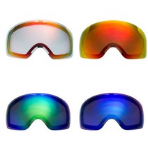 제로 테크 베이스 오클리 OAKLEY 플라이트덱 XM 스노우 고글용 교환 교체 렌즈, 블루 미러
