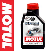 MOTUL 모튤 하이브리드 0W20 1L 겸용 엔진오일, 1개
