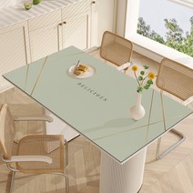폴라도레 방수 PVC 가죽 식탁보 4인 6인용 빈티지 테이블보, 2.4인용(120x80cm), 12.딜리셔스