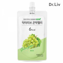 (행사) 닥터리브 곤약젤리 청포도맛 1박스(10팩입), 단품