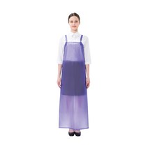 코스모스웨이 반투명 우레탄 H형 앞치마, 대, 보라