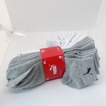 푸마 Puma 남성 단목양말 10족 4계절용+빠른배송, 색상랜덤