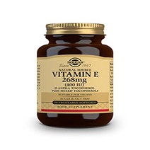 Solgar Vitamin E 268 mg (400 IU) 50 Mixed Softgels - Natural Antioxidant Skin & Immune System Supp, 1, Standard Packaging
