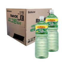 불스원 RainOK 에탄올 그린워셔액1800ml_12개, 1800ml, 12개