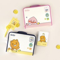 카카오 프렌즈 리틀 프렌즈 프리티 손잡이 지퍼 파일 신학기 선물, 어피치
