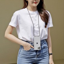 메이드무드 폰넥레이스 투명 목걸이 케이스 하이에나 김혜수 정금자 핸드폰줄