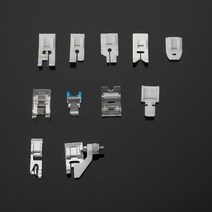 핸드미싱기 4/6/11/15p 재봉틀 노루발 키트 형제 가수 Janom 발 도구 바느질 액세서리, 11pcs-P opp bag