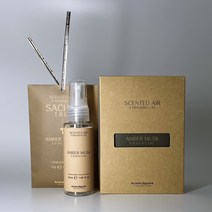 아로마스퀘어 센티드에어 방향제 샤쉐 세트(샤쉐10g 2개 + 룸스프레이50ml 1개), 02)로만, 1박스