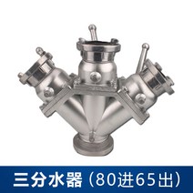 연결송수구 디바이더 아웃 벨트 소방차 물 분리기 Y커넥터 E형 호스연결구 송수관 배관 연결, B 모델 하단 옵션이미지 참조