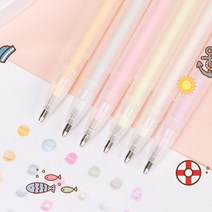 글루펜 다꾸용품 풀 펜형접착제 글루스틱 인스 붙이기 다이어리꾸미기 다꾸용, 리필심-보라