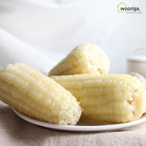 우리가스토리 탱글탱글 백찰 냉동 삶은 찰옥수수 28개(16~18cm 내외), 1박스, (16~18cm 내외)